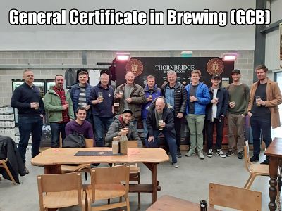 Practical Commercial Brewing Course (GCB) Brewing Skills + Commercial Brewday + Hop Masterclass